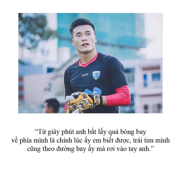 Cận cảnh gương mặt sáng giá thủ môn Bùi Tiến Dũng 