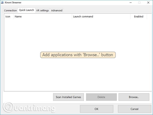 Click vào nút Browse