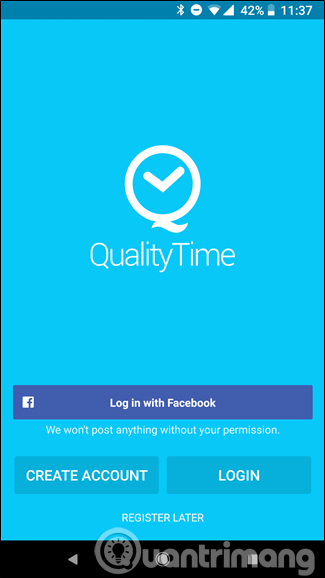 Thiết lập tài khoản 