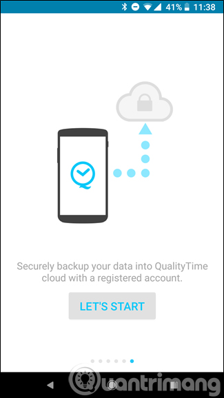 Bấm vào Let's Start để bắt đầu 