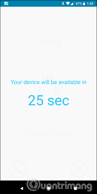 Thời gian còn lại để được sử dụng điện thoại 