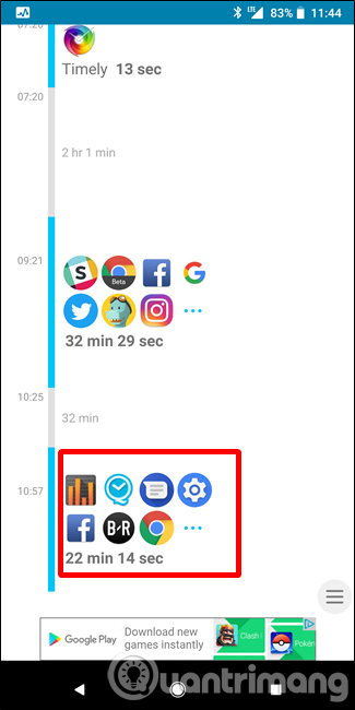 Chọn cụm ứng dụng 