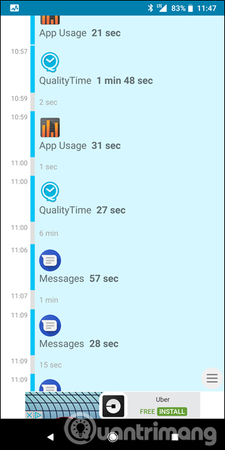Chi tiết sử dụng ứng dụng 