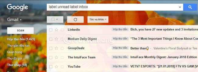 Xem thư chưa đọc trong Gmail