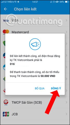 Điều kiện số dư tài khoản