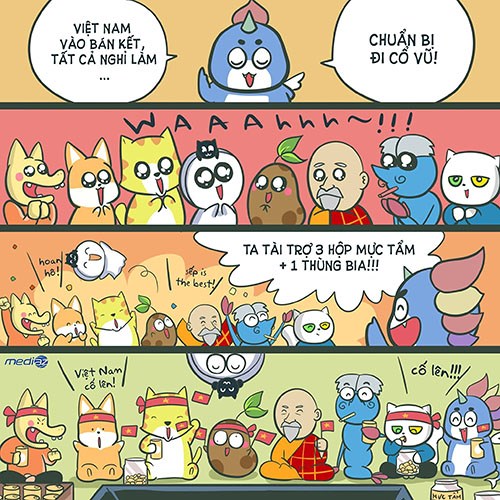 Muôn kiểu cổ động cho U23 Việt Nam trước giờ G của các fan 19