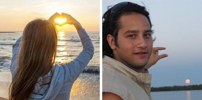 Việc khó quá bỏ qua, tạo dáng cho chuẩn đã còn bắt trọn mặt trời thì cứ kệ đi.