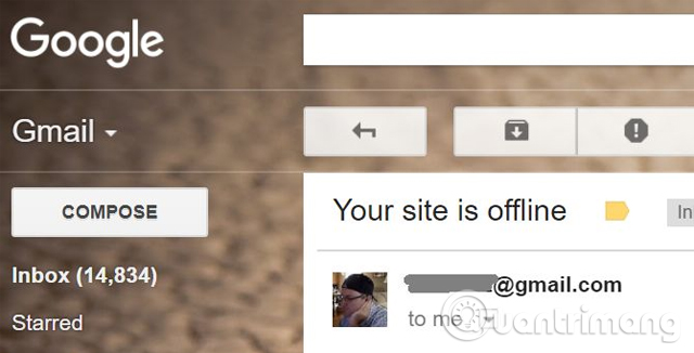 Nhận được email khi trang web hoặc thiết bị có vấn đề 
