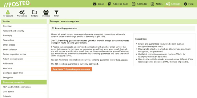 Dịch vụ email Posteo.de