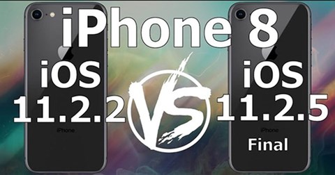 Video so sánh tốc độ iOS 11.2.5 và iOS 11.2.2 trên iPhone 6, 6s, 7, 8