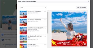Đổi ảnh đại diện Facebook cổ vũ U23 Việt Nam