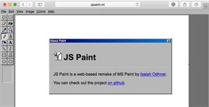 JSPaint, công cụ trực tuyến giúp bạn dùng Microsoft Paint ở mọi lúc mọi nơi
