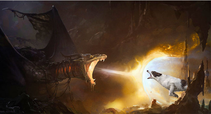 Đang luyện tập chăm chỉ, đừng làm phiền anh!