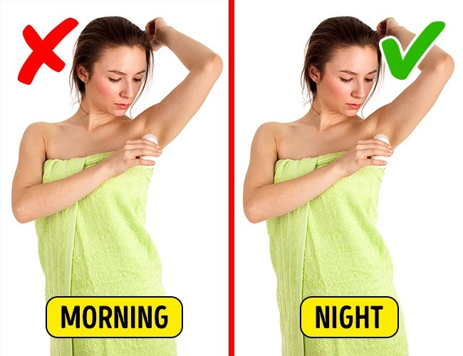 Thời gian tốt nhất để sử dụng lăn khử mùi