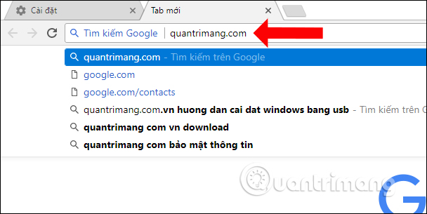 Cách sửa lỗi gõ tiếng Việt trên thanh địa chỉ Chrome