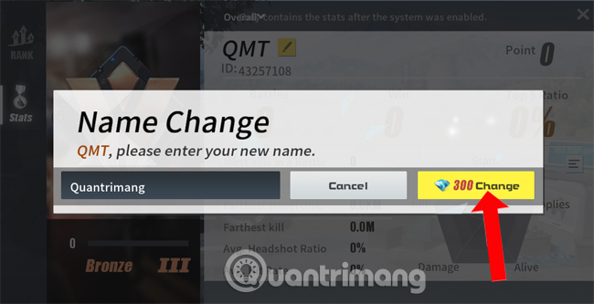 Đổi kim cương đổi tên