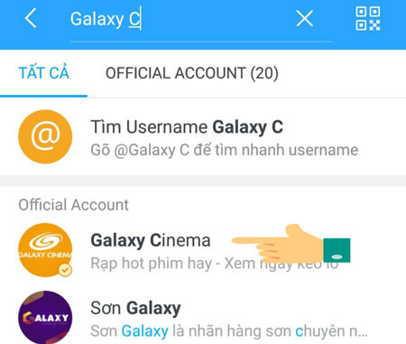 Chọn rạp mà bạn muốn xem phim 