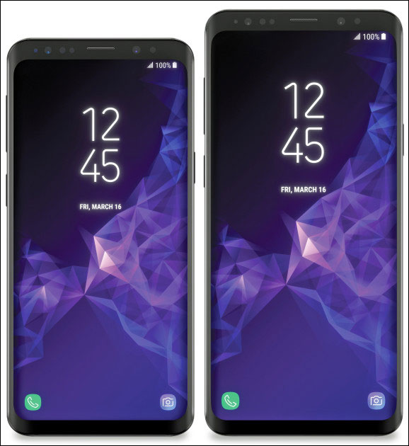 Hình ảnh rò rỉ được coi là hình chính thức của S9 và S9 Plus 