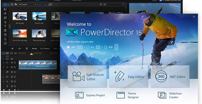 PowerDirector 15, phần mềm chỉnh sửa video chuyên nghiệp