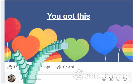 Hiệu ứng nút Like nhảy