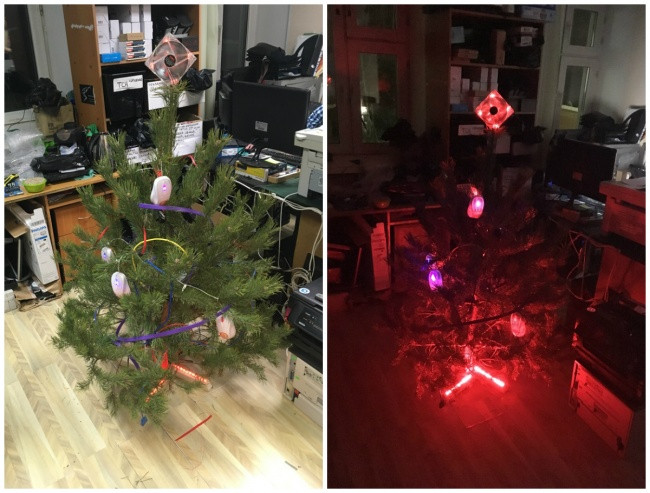 Đây là cách trang trí cây thông Noel của dân IT.