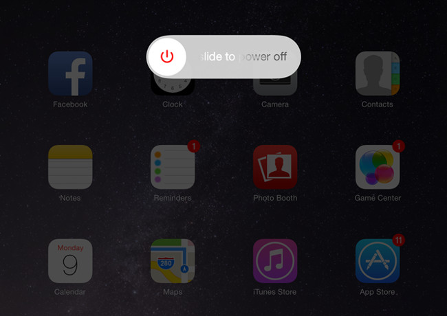 Khởi động lại thiết bị và kích hoạt nút home ảo