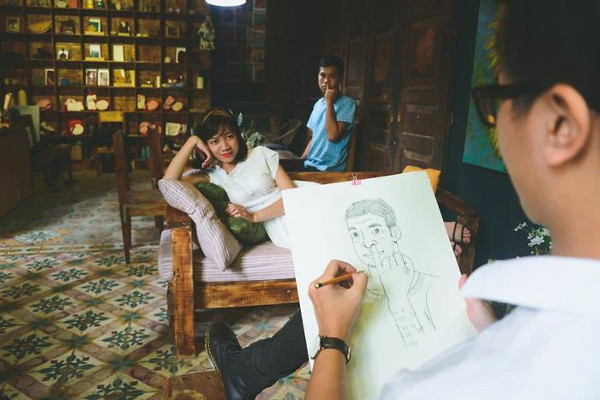 Họa sĩ thật vui tính