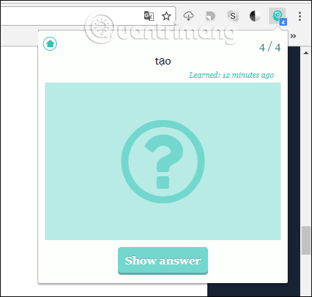 Chế độ học Reverse