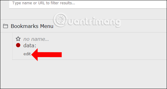 Thêm tên cho bookmark 