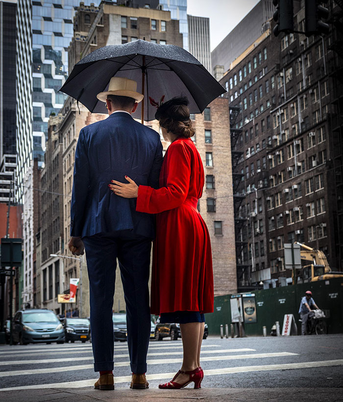 Khung cảnh lãng mạng dưới mưa!