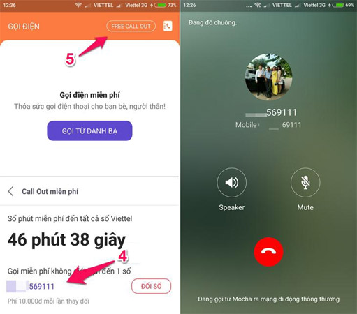 Bây giờ hãy thử gọi xem được chưa nhé.