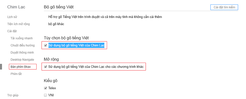 Bộ gõ tiếng Việt do BKAV phát triển