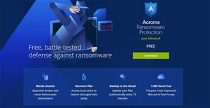 Acronis Ransomware Protection, giải pháp chống ransomware hoàn toàn miễn phí cho Windows