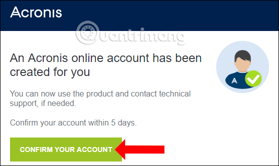 Xác nhận tài khoản