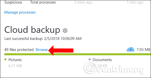 Xem dữ liệu tải lên