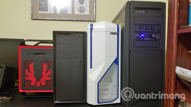 Sự khác nhau giữa case máy tính mid tower và full tower
