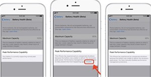 Hướng dẫn tắt "tính năng" làm chậm khi pin chai cho iPhone chạy iOS 11