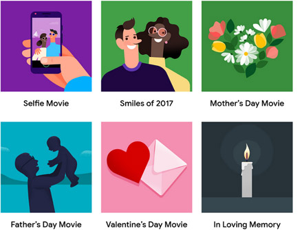 Google mới cung cấp cho Google Photos tính năng mới, cho phép người dùng tạo ra những đoạn phim ngắn từ ảnh nhân dịp Valentine sắp tới