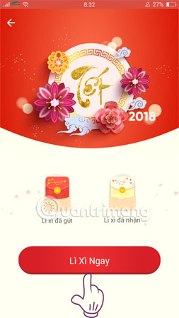Chọn lì xì ngay.