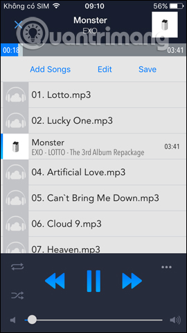 Cách dùng CloudBeats nghe nhạc trên Google Drive Android, iOS