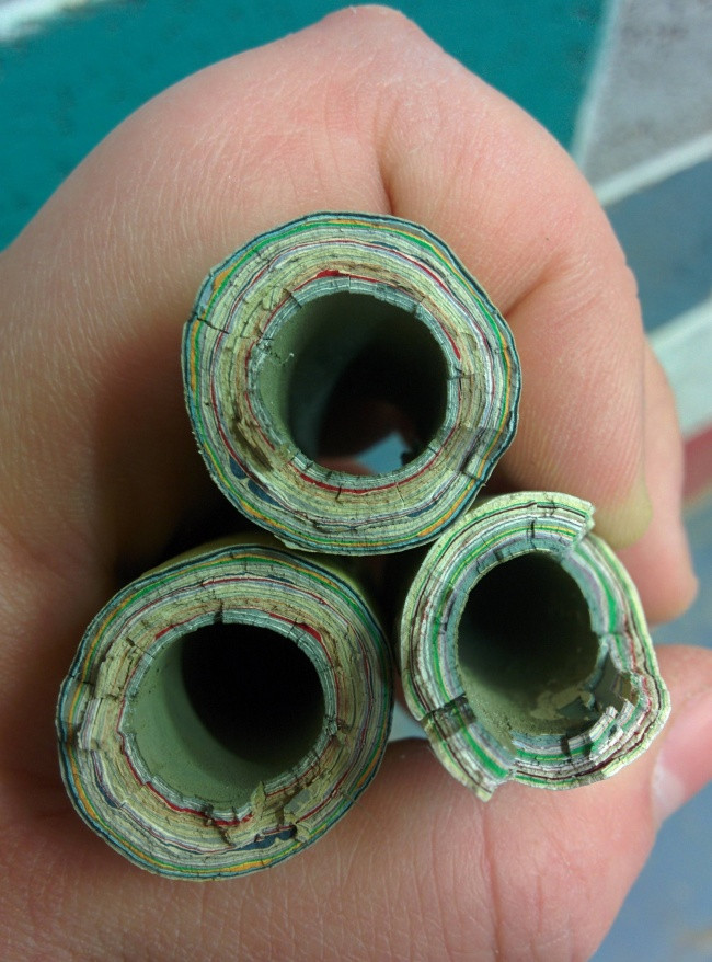 "Lớp sơn trên muỗng trộn gỗ"