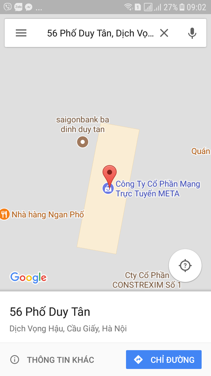 Truy cập vào ứng dụng bản đồ 