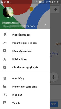 Chọn bản đồ ngoại tuyến 