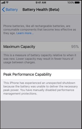 Vô hiệu hóa giảm hiệu năng iPhone 