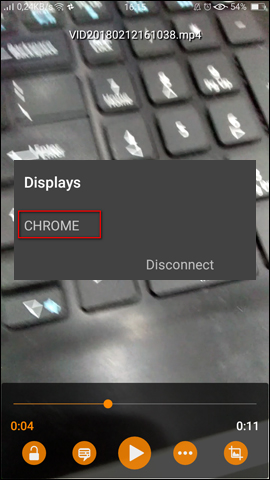 Kết nối với Chromecast
