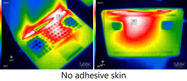 Nhiệt độ máy tính trước khi dán skin 