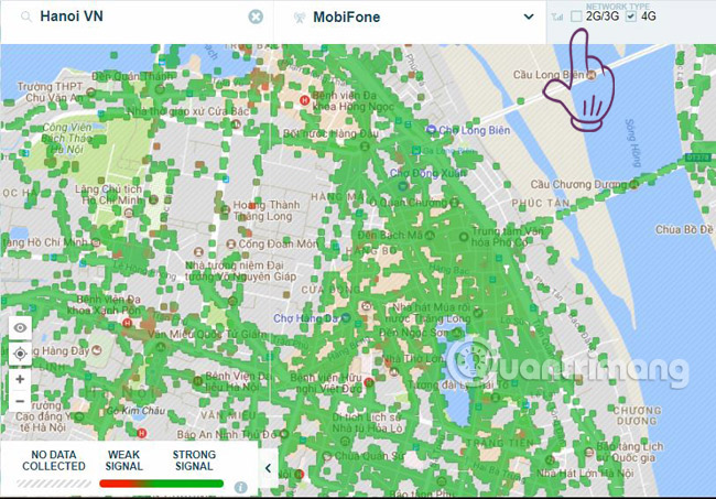 Bỏ tùy chọn 2G và 3G.
