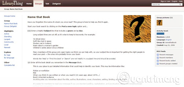 Trang LibraryThing