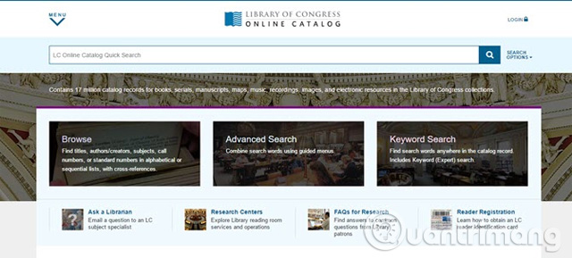 Trang Library of Congress