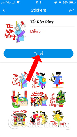 Nhấn nút Tải